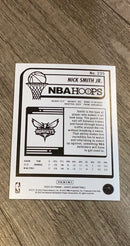 Nick Smith Jr. 2023-24 Hoops 235 trading card image rear