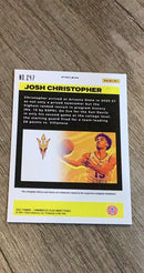 Josh Christopher 2021 Panini Chronicles Draft Picks Holo 247 trading card image rear