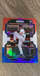Joe Ryan 2022 Panini Prizm Red/White/Blue Prizm 81 trading card image front