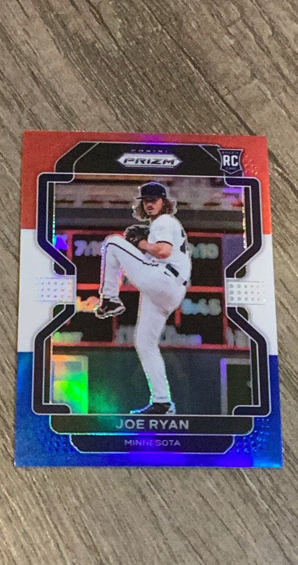 Joe Ryan 2022 Panini Prizm Red/White/Blue Prizm 81 trading card image front