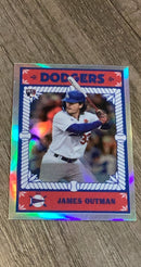 James Outman 2023 Bowman Chrome Bowman Ascensions BA-19 trading card image front