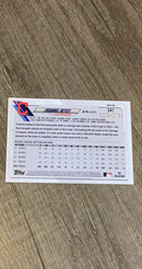 Franmil Reyes 2021 Topps Gold 341 trading card image rear