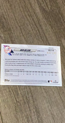 Nick Nelson 2021 Topps Update Red Foilboard US119 trading card image rear