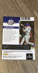 Patrick Mazeika 2022 Panini Chronicles Contenders Optic Pink Pulsar 18 trading card image rear