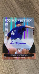 Kevin Matthews 2011 Donruss Elite Extra Edition Prospects Aspirations Signature P-23 trading card image front