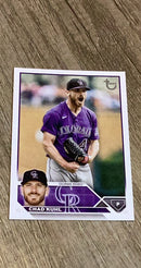 Chad Kuhl 2023 Topps Advanced Stats 517 trading card image front