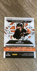 Luis Gonzalez 2022 Panini Mosaic Scripts Holo SC-LG trading card image rear