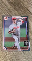 Bailey Falter 2015 Bowman Draft Silver 3 trading card image front