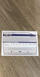 Korey Lee 2023 Topps Big League 17 trading card image rear