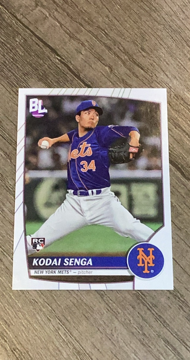 Kodai Senga 2023 Topps Big League 101 trading card image front