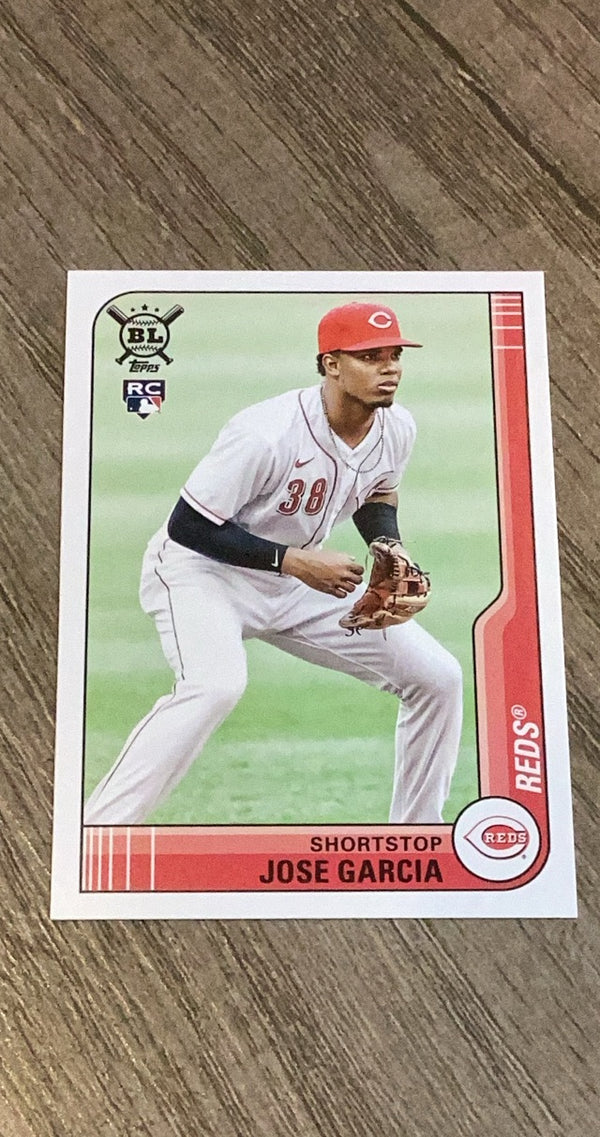 Jose Garcia 2021 Topps Big League 121 trading card image front