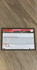 Jose Garcia 2021 Topps Big League 121 trading card image rear