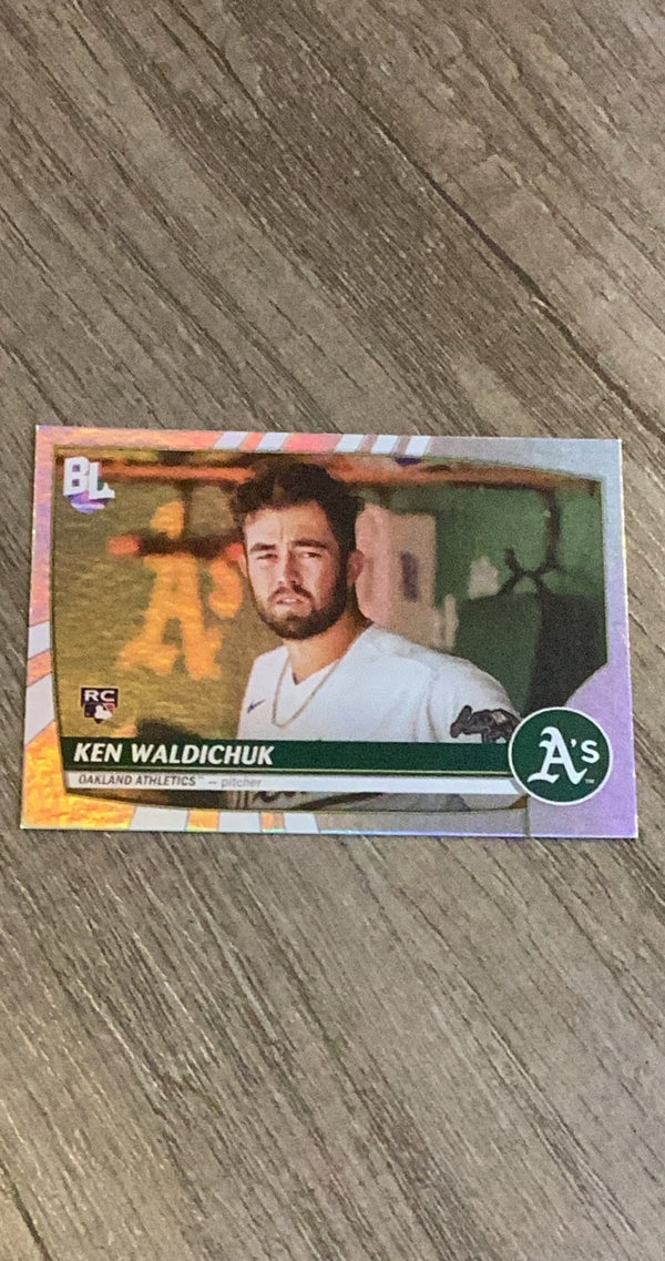 Ken Waldichuk 2023 Topps Big League 214 trading card image front
