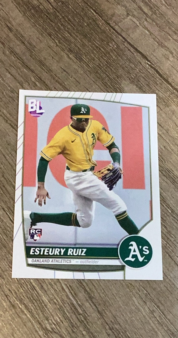 Esteury Ruiz 2023 Topps Big League 13 trading card image front