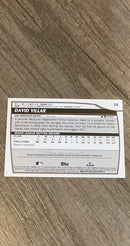 David Villar 2023 Topps Big League 16 trading card image rear