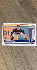 Tyler Freeman 2023 Topps Big League 4 trading card image front