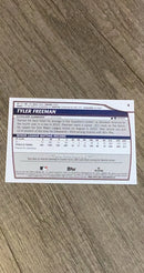 Tyler Freeman 2023 Topps Big League 4 trading card image rear