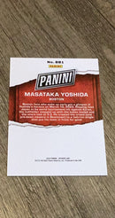 Masataka Yoshida 2023 Panini Father's Day Red BB1 trading card image rear