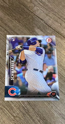 Kyle Schwarber 2016 Bowman 122 trading card image front