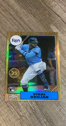 Vidal Brujan 2022 Topps Chrome 1987 Topps Baseball 35th Anniversary 87BC-17 trading card image front