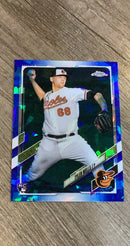 Tyler Wells 2021 Topps Chrome Update Sapphire Edition US29 trading card image front