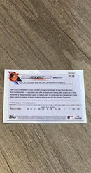 Tyler Wells 2021 Topps Chrome Update Sapphire Edition US29 trading card image rear