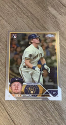 Joey Wiemer 2023 Topps Chrome Update USC80 trading card image front