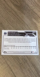 Xavier Edwards 2023 Topps Update US296 trading card image rear