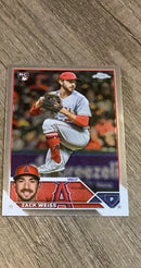 Zack Weiss 2023 Topps Chrome Update USC155 trading card image front