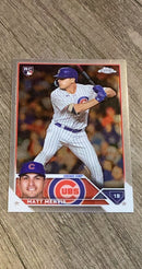 Matt Mervis 2023 Topps Chrome Update USC112 trading card image front