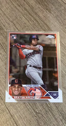 Brayan Rocchio 2023 Topps Chrome Update USC157 trading card image front