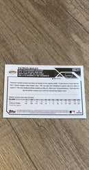 Patrick Bailey 2023 Topps Chrome Update USC217 trading card image rear
