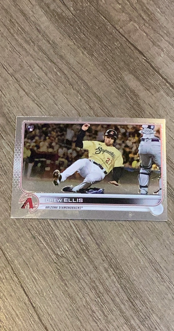 Drew Ellis 2022 Topps Chrome 77 trading card image front