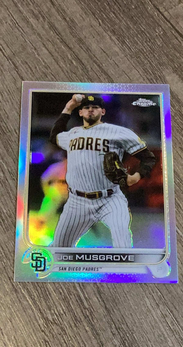 Joe Musgrove 2022 Topps Chrome Refractor 11 trading card image front
