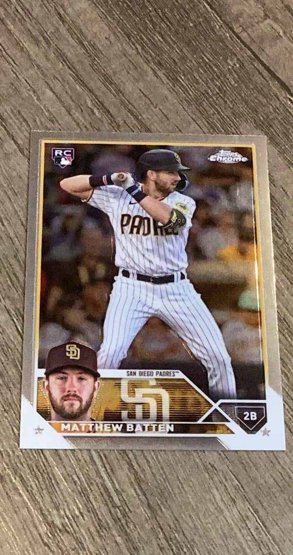 Matthew Batten 2023 Topps Chrome Update USC72 trading card image front