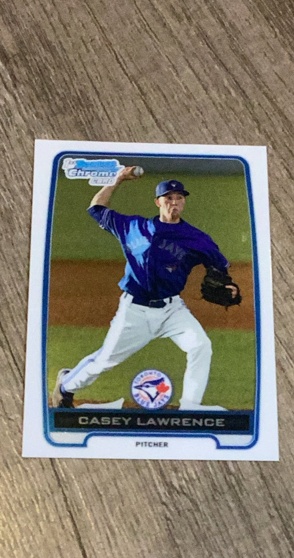 Casey Lawrence 2012 Bowman Chrome Prospects BCP54 trading card image front