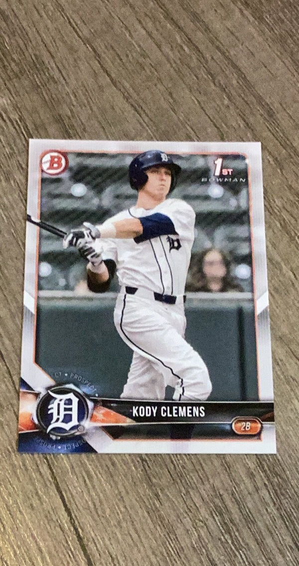 Kody Clemens 2018 Bowman Draft BD-121 trading card image front