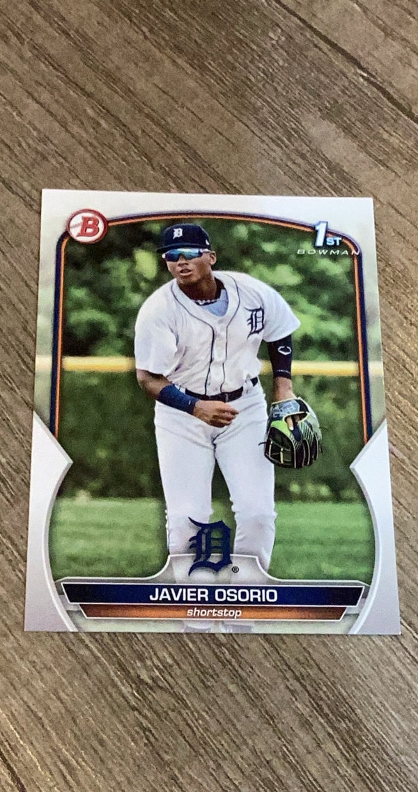 Javier Osorio 2023 Bowman Prospects BP-4 trading card image front