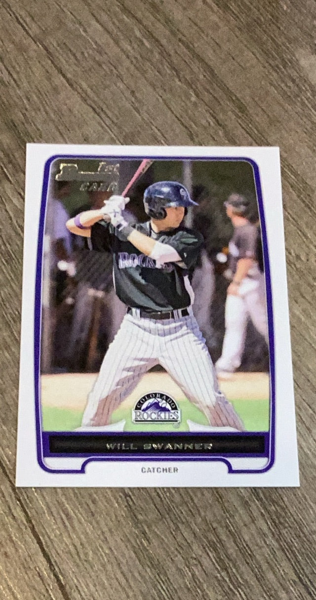 Will Swanner 2012 Bowman Prospects BP73 trading card image front