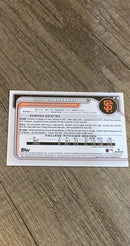 Ryan Vanderhei 2024 Bowman Prospects BP-15 trading card image rear