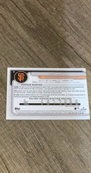 Luis Matos 2024 Bowman 12 trading card image rear