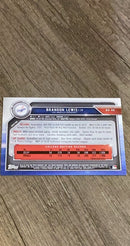 Brandon Lewis 2019 Bowman Draft BD-40 trading card image rear