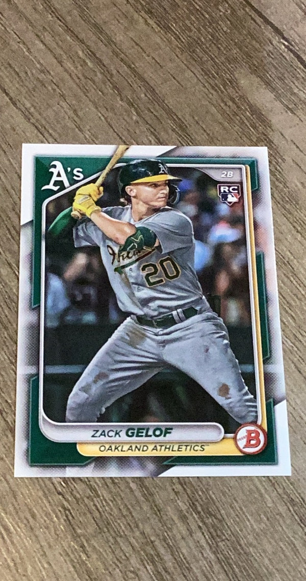 Zack Gelof 2024 Bowman 14 trading card image front