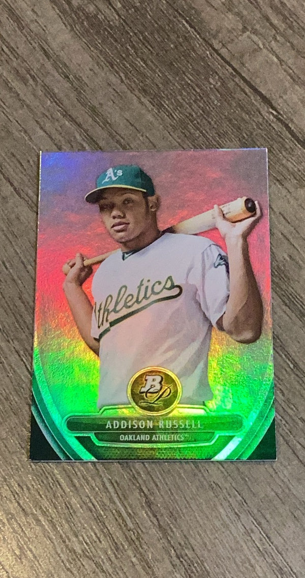 Addison Russell 2013 Bowman Platinum Prospects BPP33 trading card image front