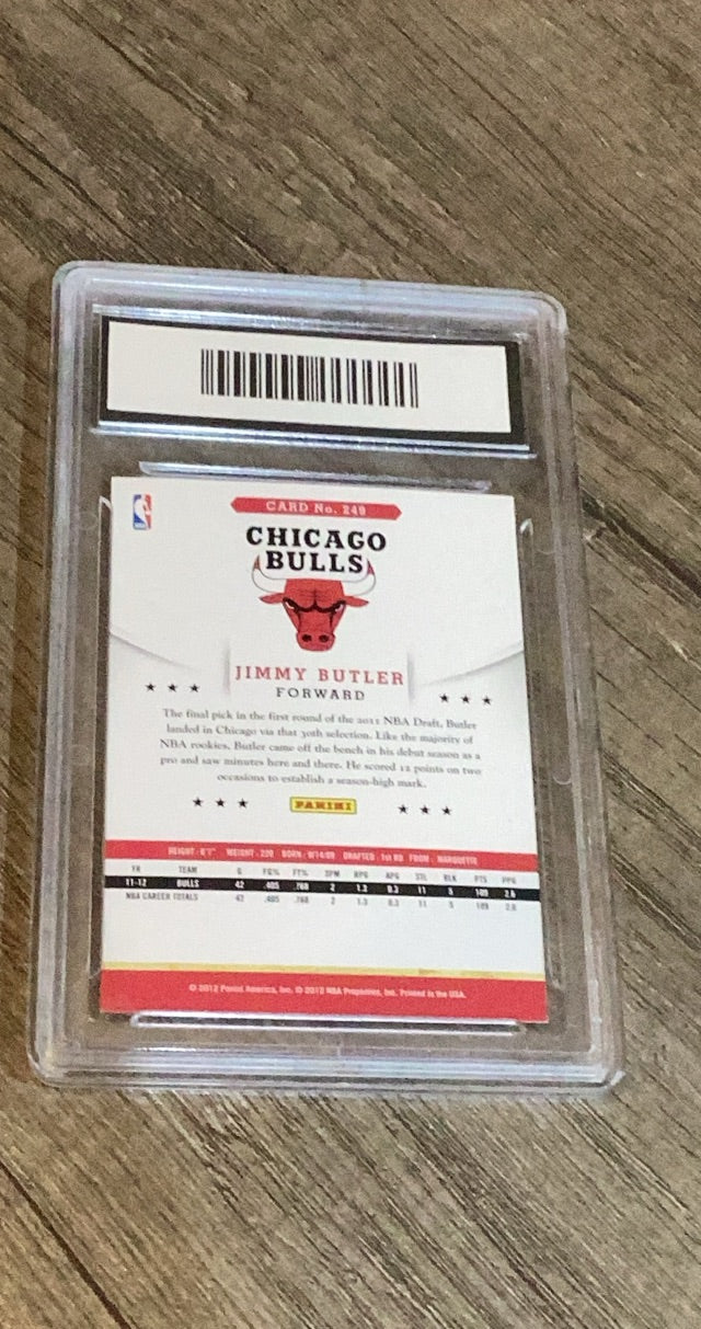 Jimmy Butler 2012-13 Panini Hoops 249 trading card image rear