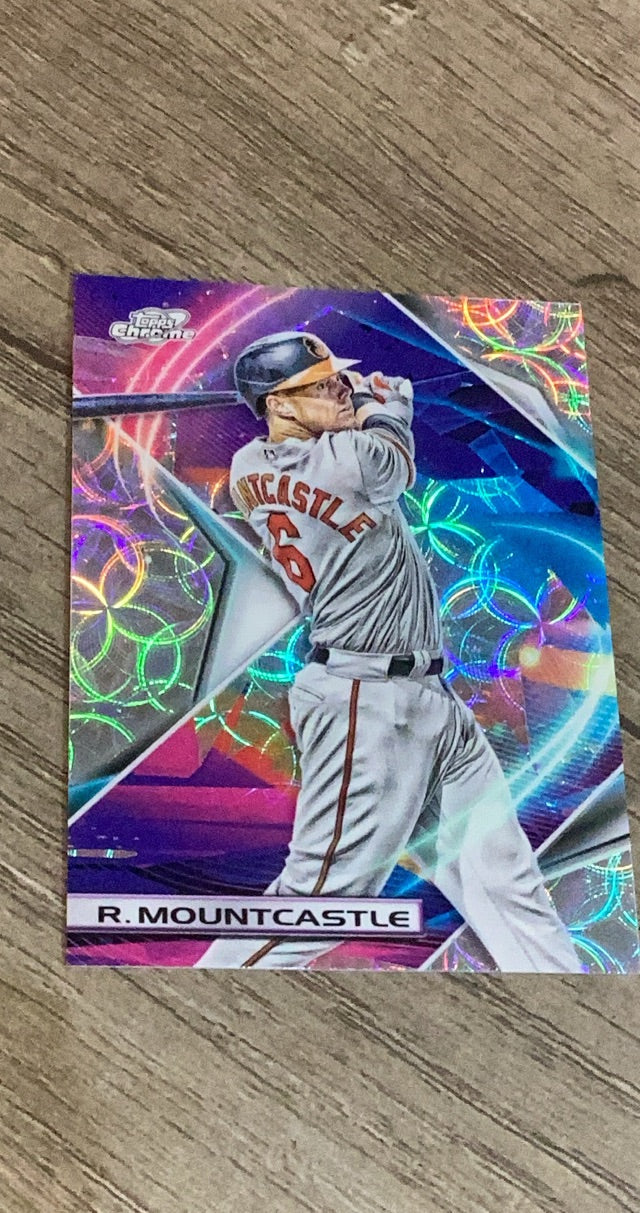 Ryan Mountcastle 2022 Topps Chrome Cosmic Nucleus Refractor 195 trading card image front