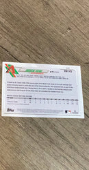 Andrew Young 2021 Topps Holiday HW145 trading card image rear