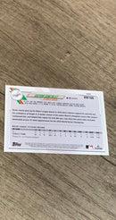 Victor Gonzalez 2021 Topps Holiday HW166 trading card image rear