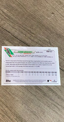 Yermin Mercedes 2021 Topps Holiday HW157 trading card image rear