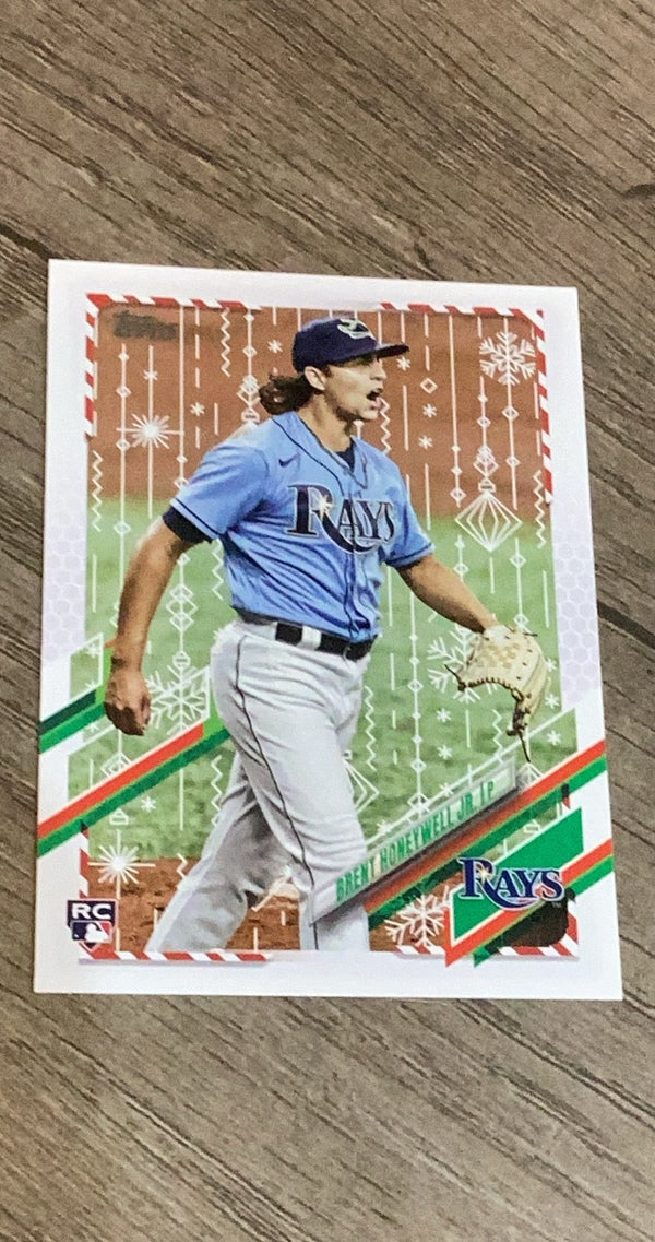Brent Honeywell Jr. 2021 Topps Holiday HW24 trading card image front